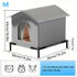 Stray Cat Houses with Mat Waterproof Winter Warm Shelter Foldable Pet Cave Nest Sleeping Beds for Outdoor Cats Small Dog Puppies Brinira