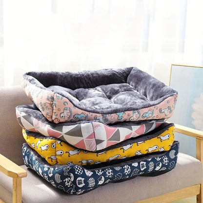 Pet Dog Bed Sofa Mats Winter Pet Products Coussin Chien Accessories Dogs Basket Supplies For Large Medium Small House Cat Bed Brinira