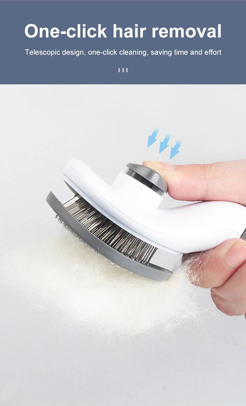 Dog Hair Remover Brush Cat Dog Hair Grooming And Care Comb For Long Hair Dog Pet Removes Hairs Cleaning Bath Brush Dog Supplies Brinira
