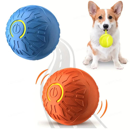 Smart Dog Toy Ball Automatic Interactive Pet Electronic Rolling USB Rechargeable Moving Bouncing for Puppy to Large dog Chew Toy Brinira