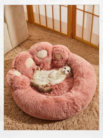 Fluffy Dog Bed Winter Plush Kennel Accessories Pet Products Large Dogs Beds Bedding Sofa Basket Small Mat Cats Big Cushion Puppy Brinira