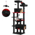 Large Cat Tree and Tower for Indoor Cats With Sisal-Covered Scratching Posts Spacious Hammock Padded Perches and Condos Cat Toys Brinira