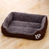 Black Dog Bed Plush Sleeping Bed for Large, Medium and Small Dogs, Non-Slip and Bite-Resistant Pet Sleeping Mat Brinira