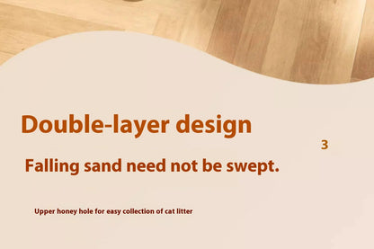 Extra Large Cat Litter Mat Heavy Duty Waterproof 2 Layer Non Slip Washable Pet Floor Protector Litter Box Sand Stopper Brinira