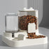 Automatic Feeder Dog Cat Food Bowl With Water Fountain Large Capacity Pet Food Storage Dispenser Container Puppy Pet Accessories Brinira