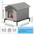 Stray Cat Houses with Mat Waterproof Winter Warm Shelter Foldable Pet Cave Nest Sleeping Beds for Outdoor Cats Small Dog Puppies Brinira