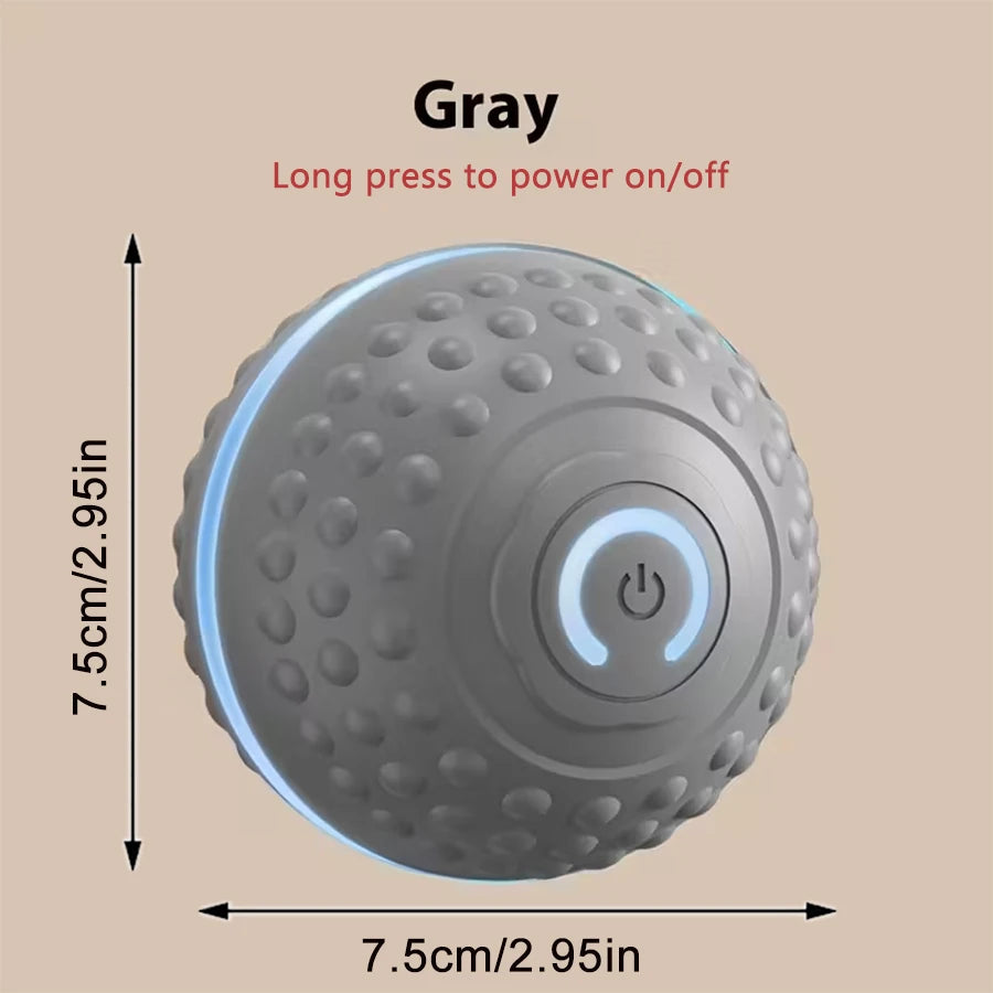 Smart Dog Toy Ball Automatic Interactive Pet Electronic Rolling USB Rechargeable Moving Bouncing for Puppy to Large dog Chew Toy Brinira